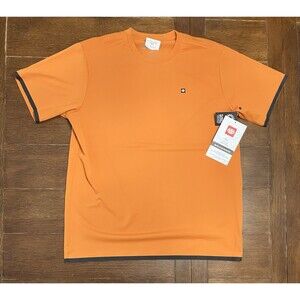 686 Lets Go Tech SS T Shirt Mens Size M Burnt Orange KCRGNS16-BORG NWT